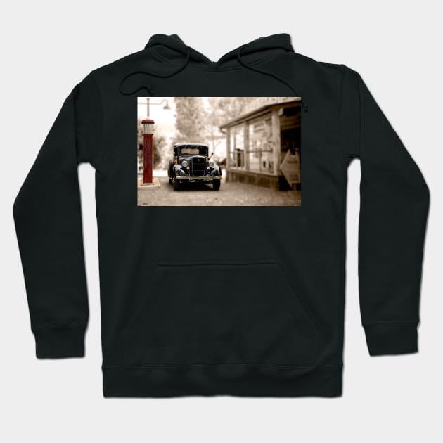 Old Timer Classic Car Hoodie by Custom Autos